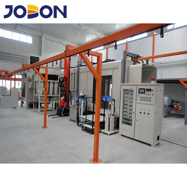 Powder Coating Line For Metal Products Manual And Automatic Powder Coating Line